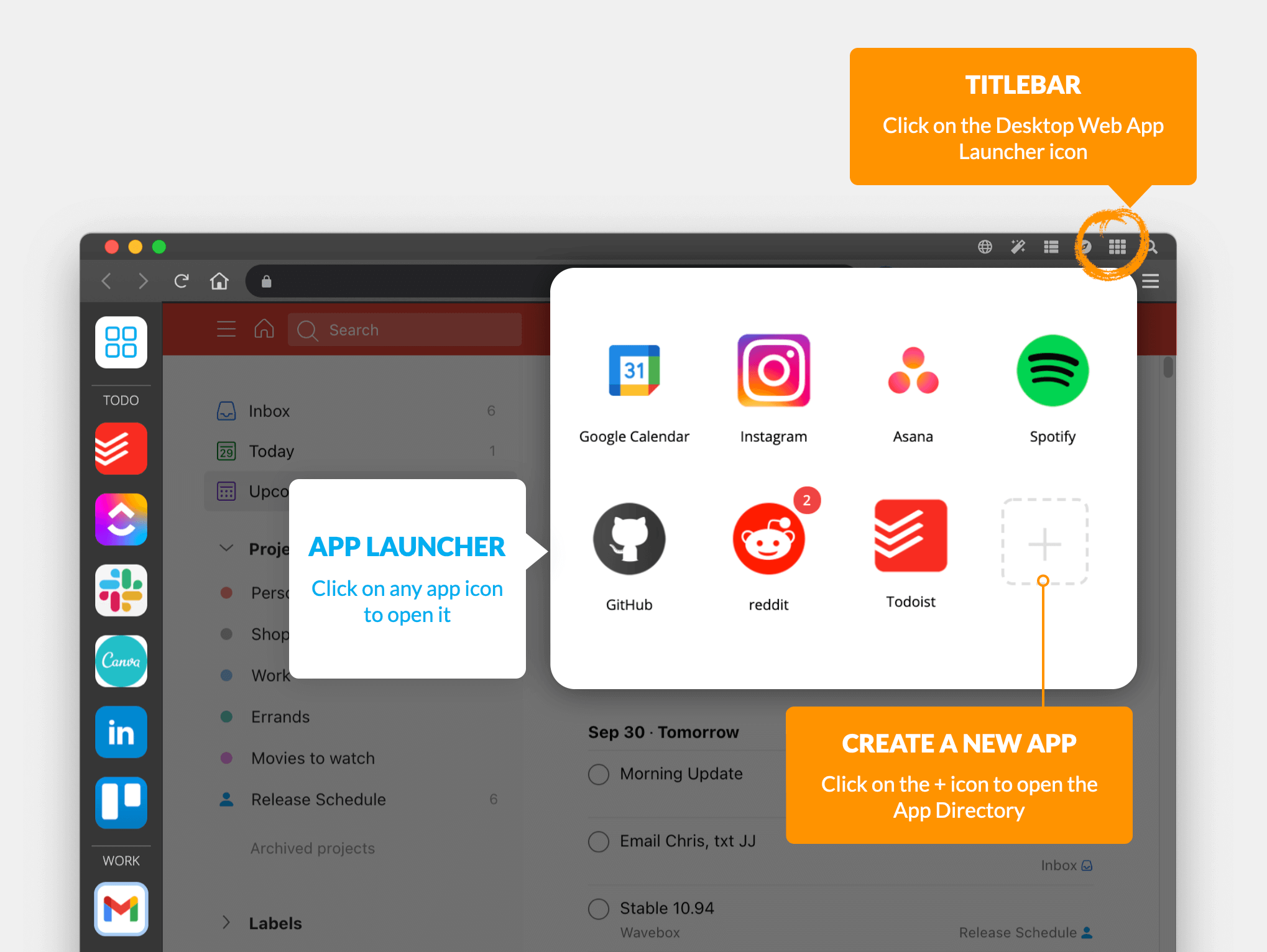 Desktop app