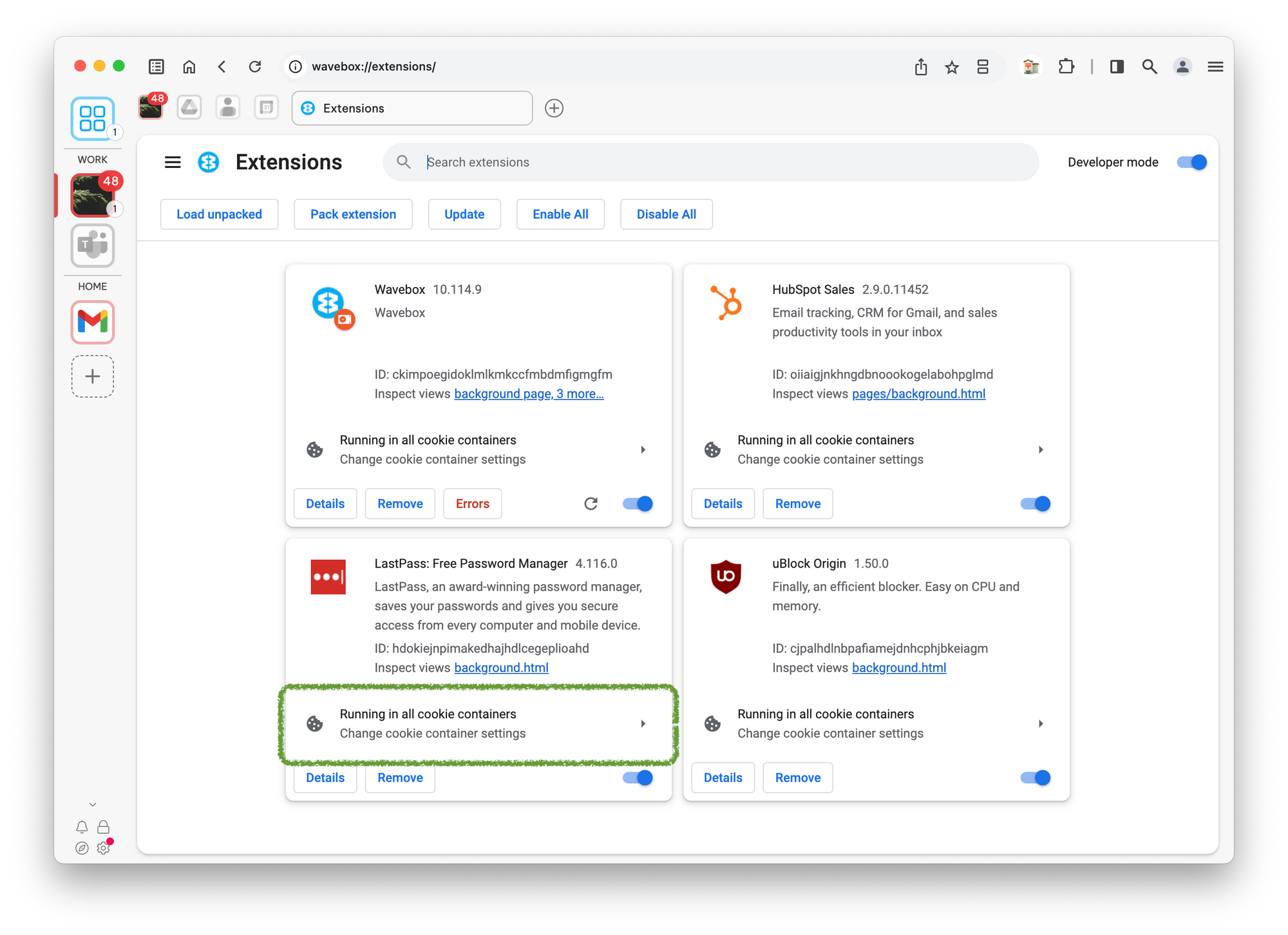 🧩 New! Support for Multiple Chrome Extension Accounts.