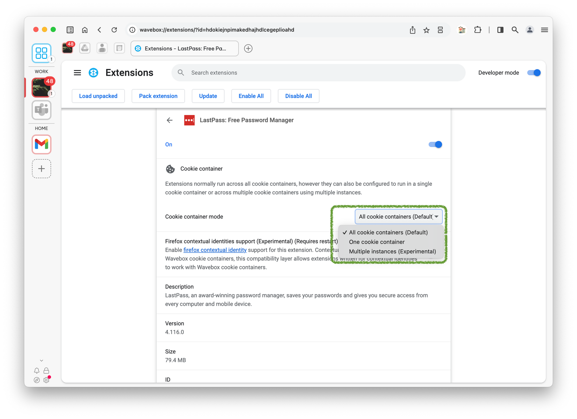 🧩 New! Support for Multiple Chrome Extension Accounts.