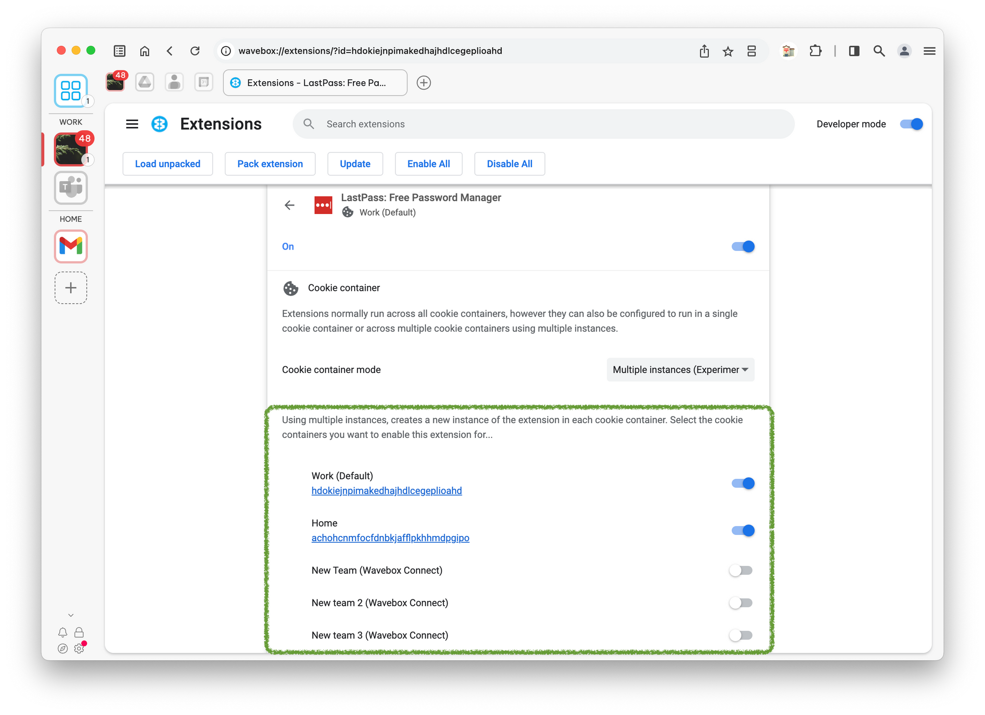 🧩 New! Support for Multiple Chrome Extension Accounts.