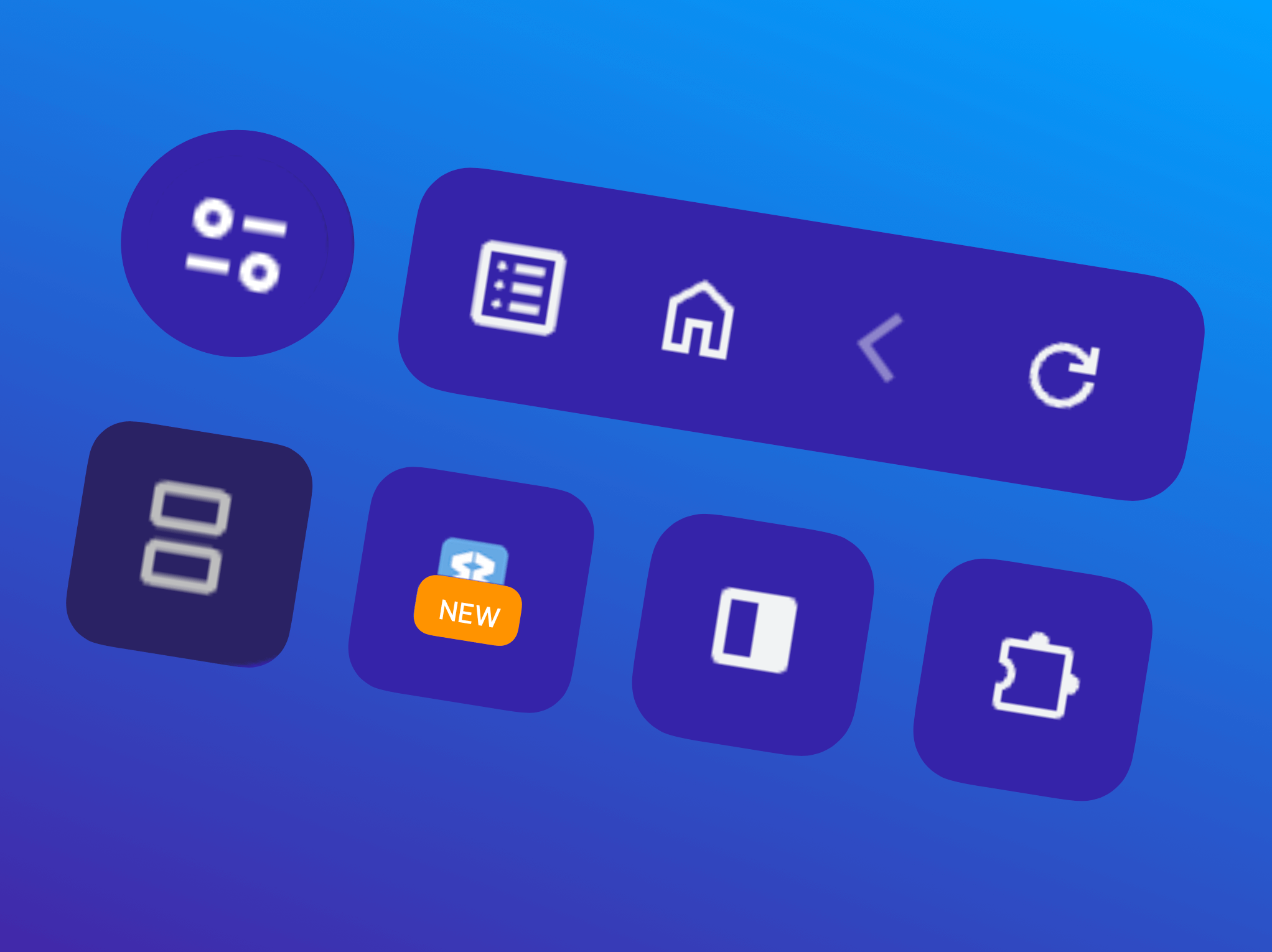 New! Side Panel for Extension APIs and an Icon Refresh.