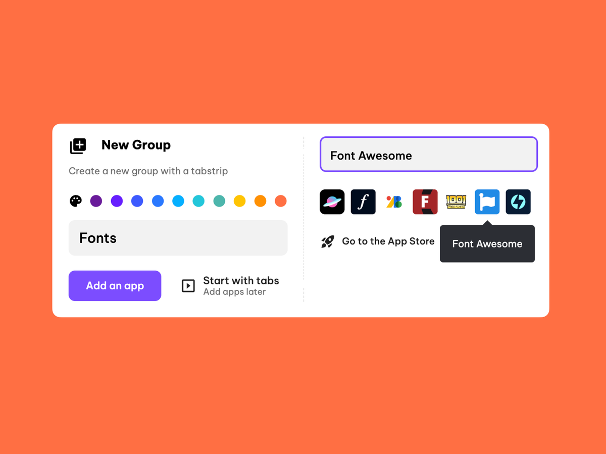 ✨ New! Save time when creating Groups and adding apps.