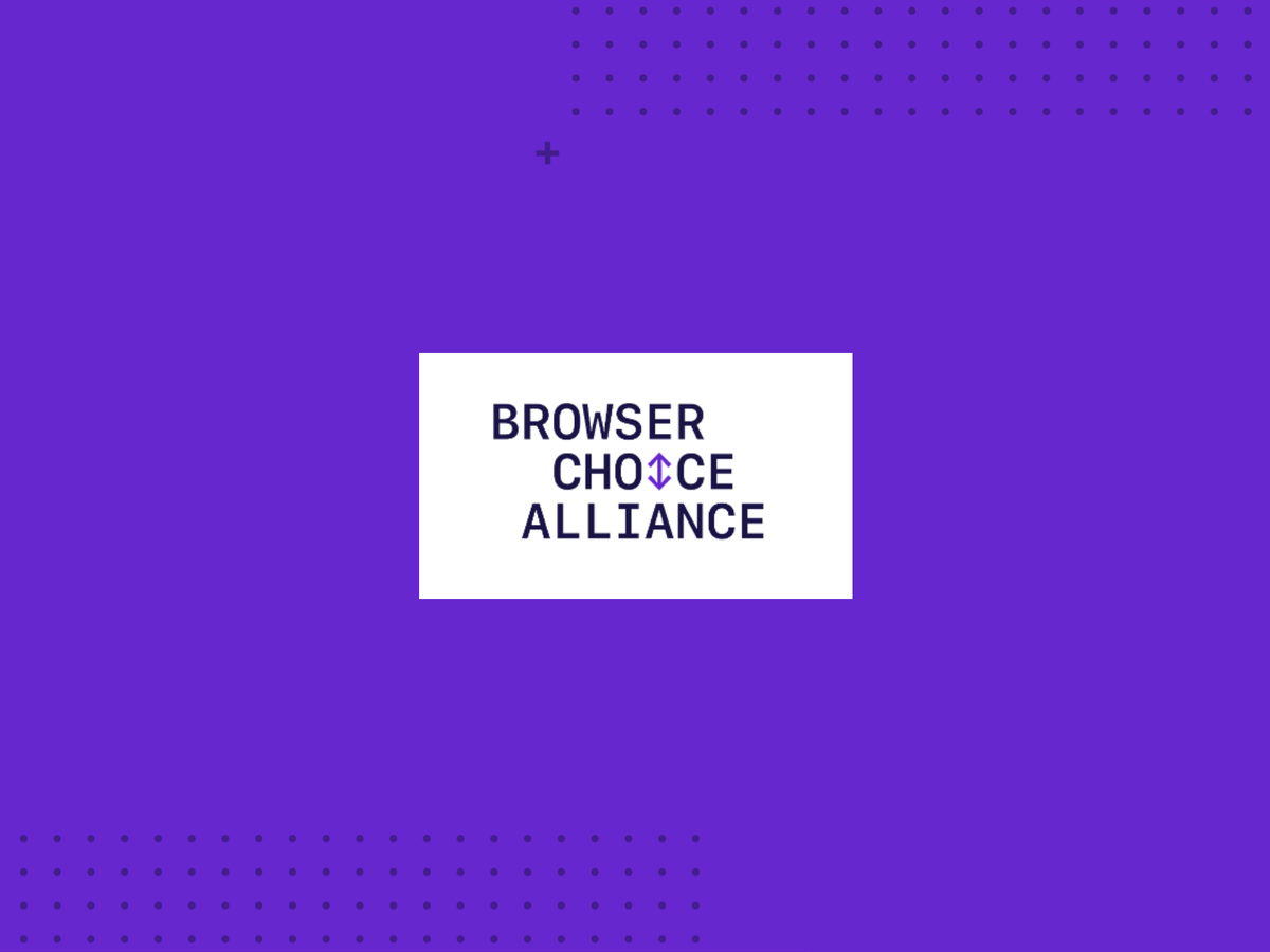 ↕ Introducing the Browser Choice Alliance.