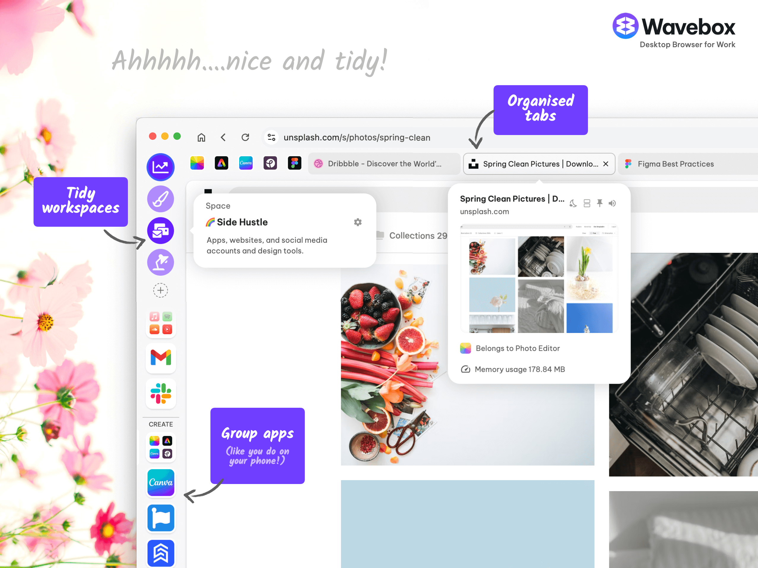 Spring Clean Your Digital Life with Wavebox. 🌷✨🧹