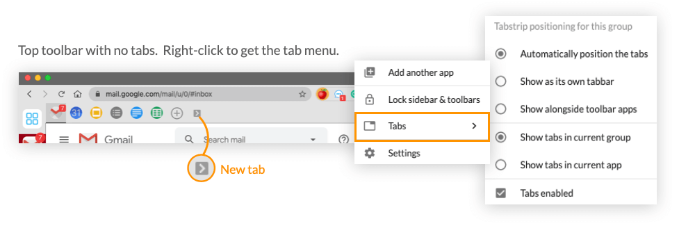 How To Put Tabs On Google Slides