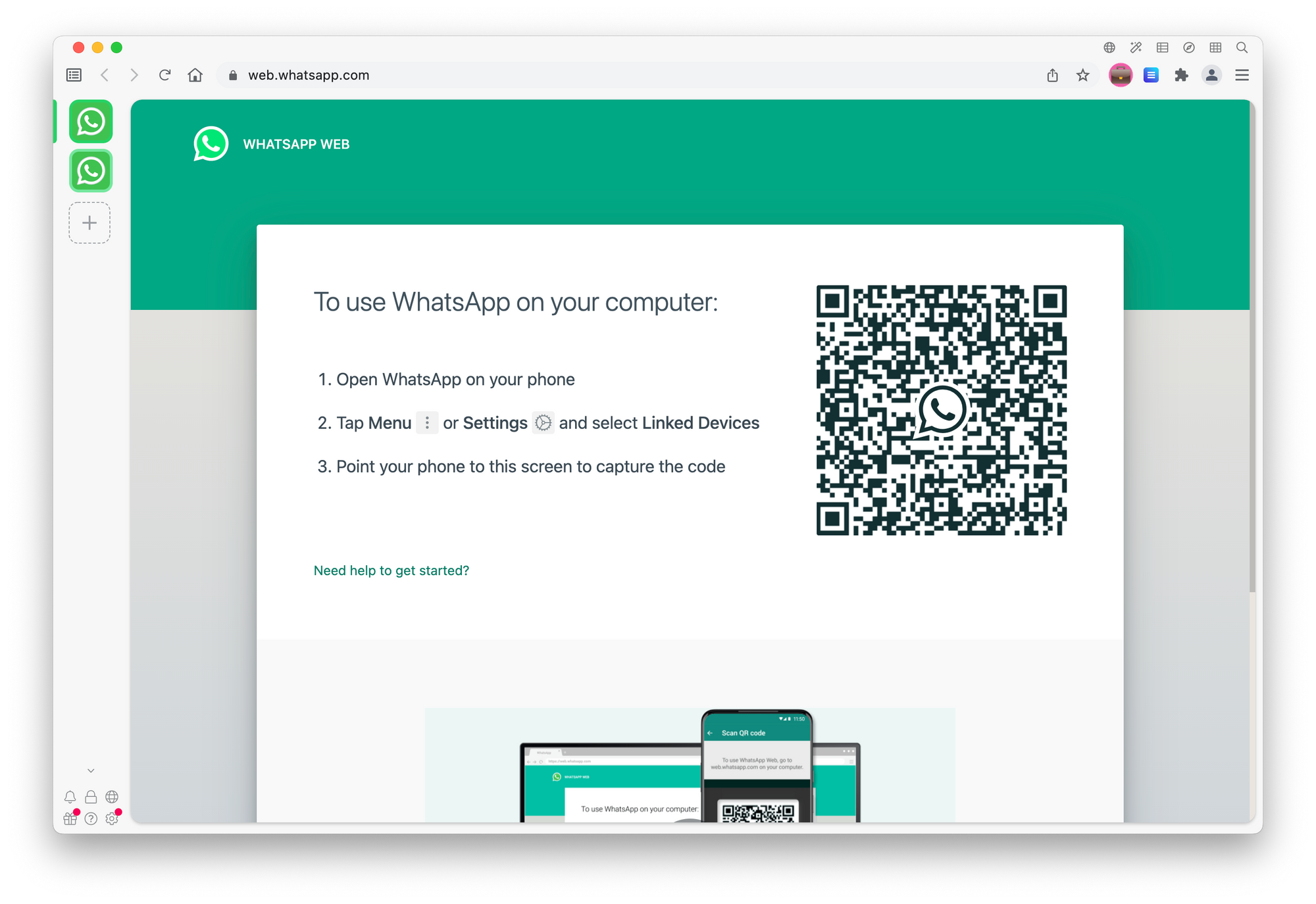 How to log in to two WhatsApp accounts at once