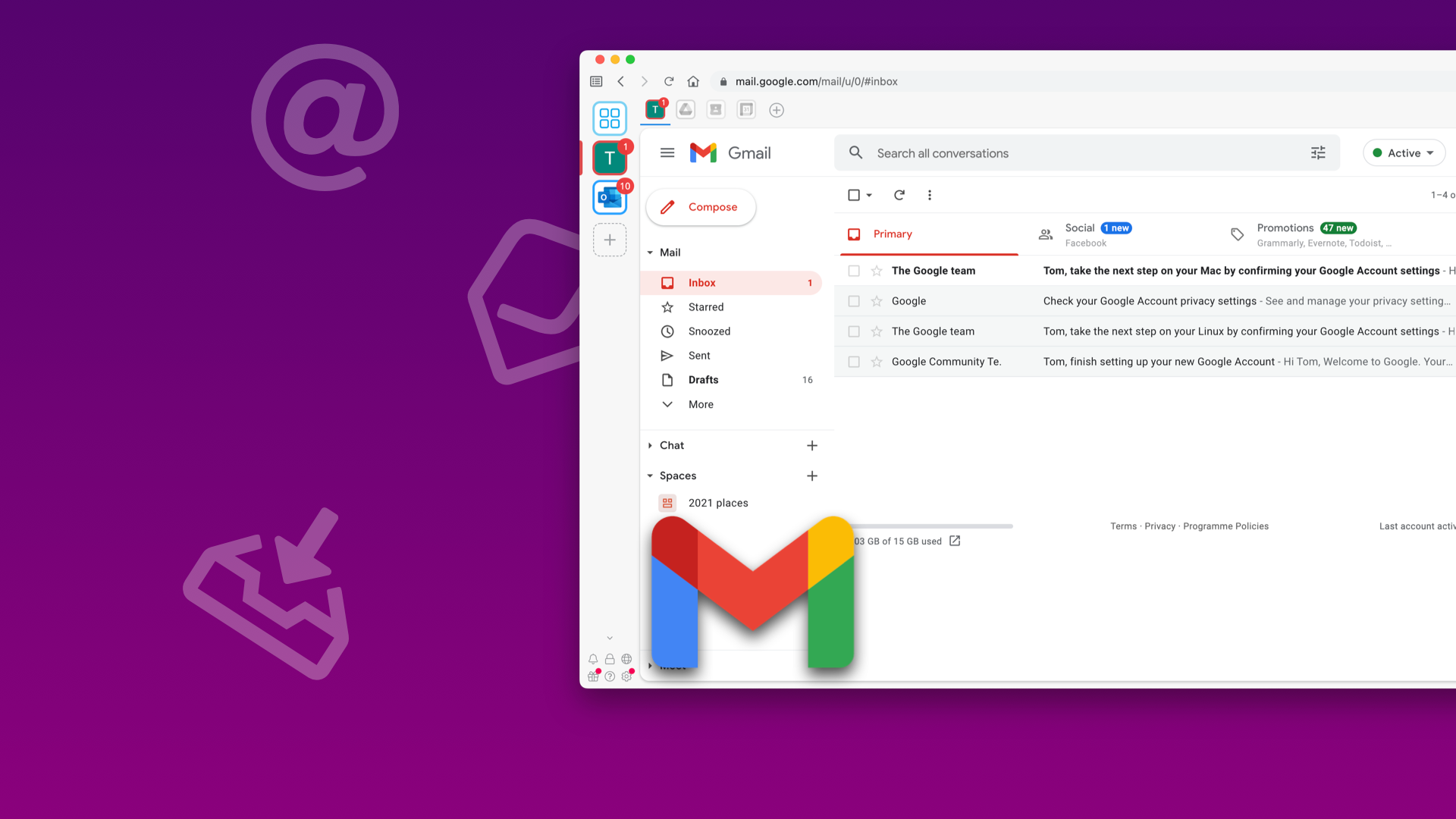 How to create a Gmail email from your computer