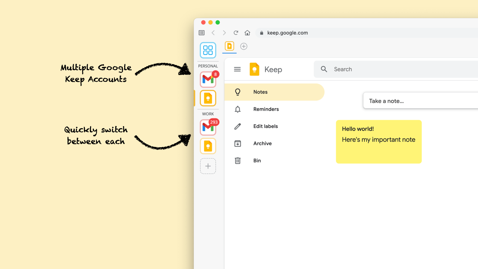 Show your Google Keep Notes in your Google Doc Sidebar