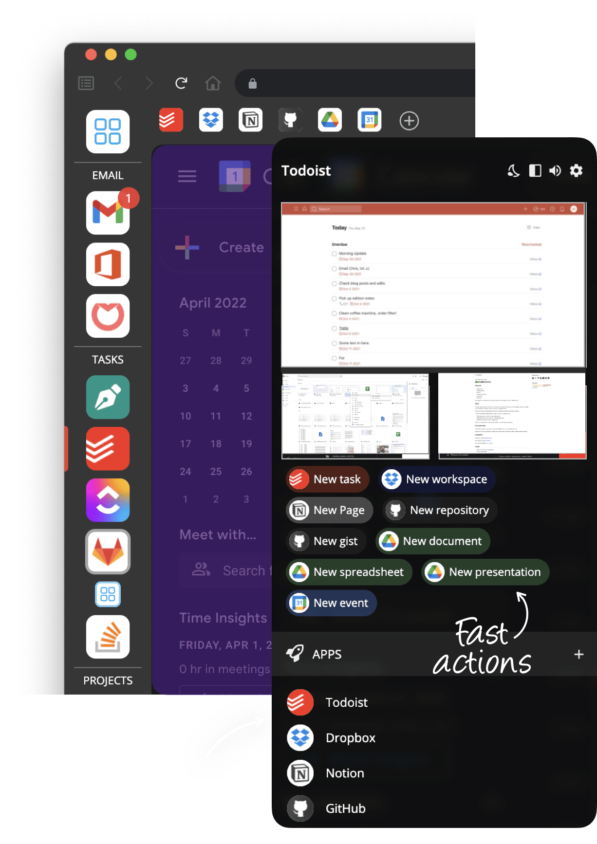 Kickstart every day by having all your best apps signed-in and ready to go.