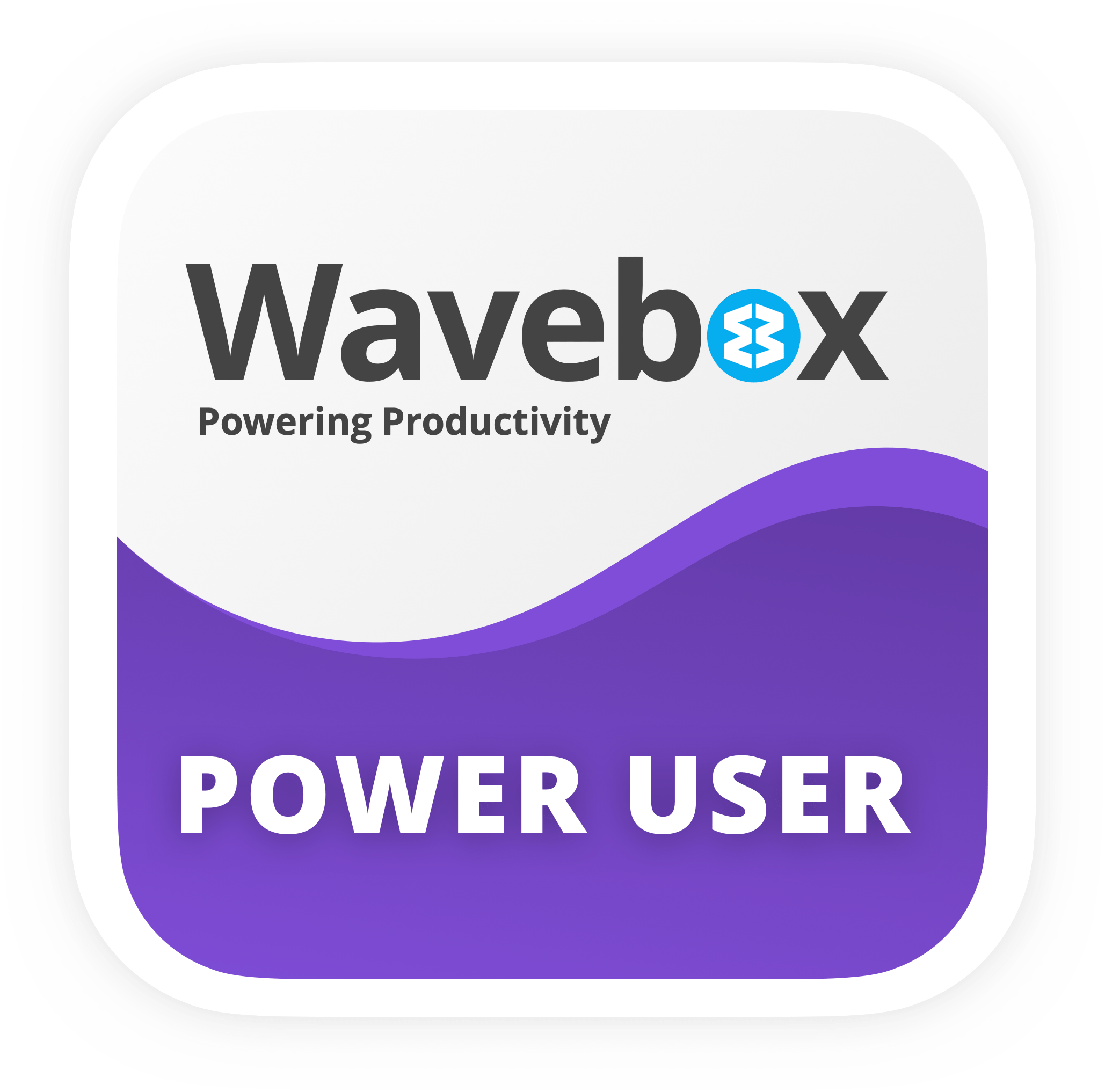 Wavebox Power User Badge