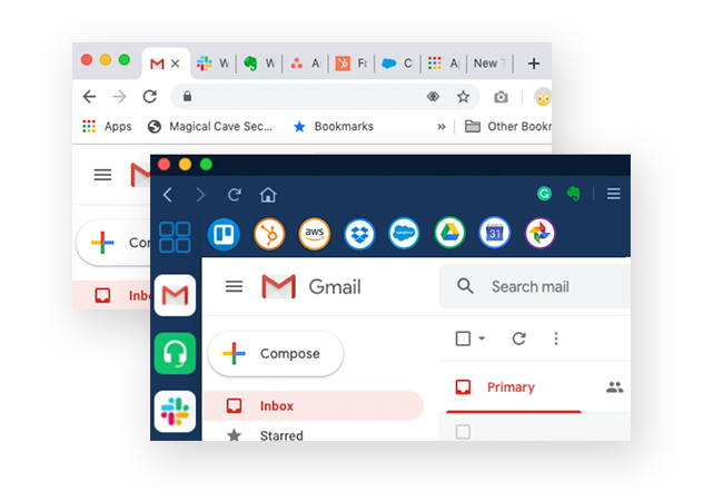 declutter your computer with Wavebox